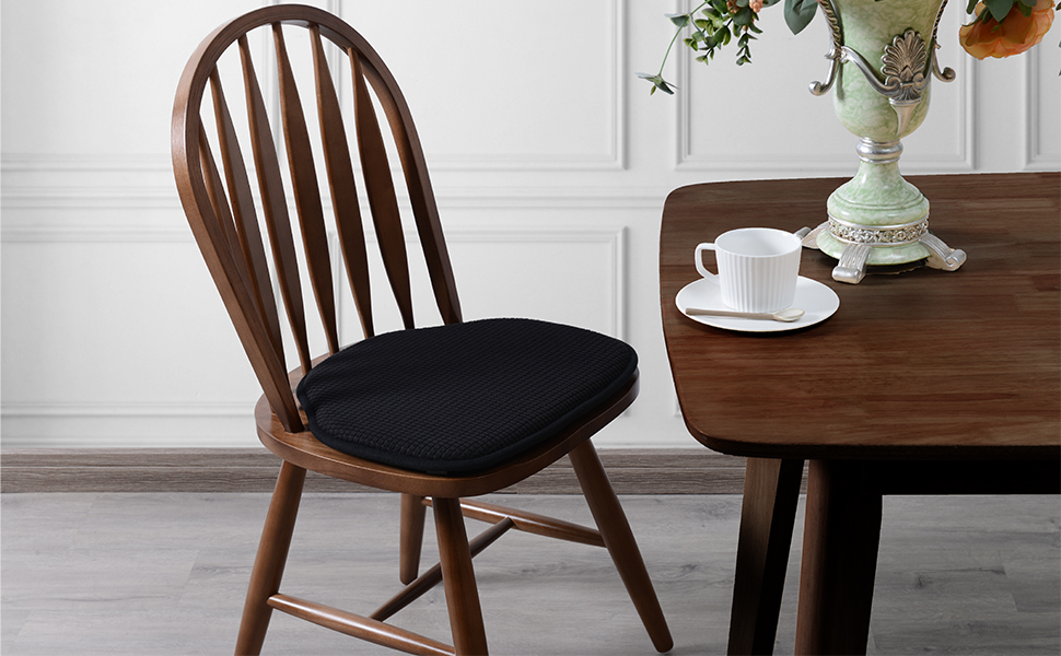 Shinnwa Windsor Chair Cushions Black Seat Cushions for