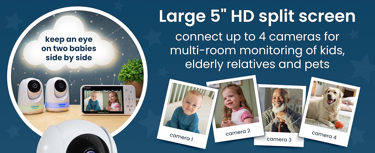 large screen baby monitor