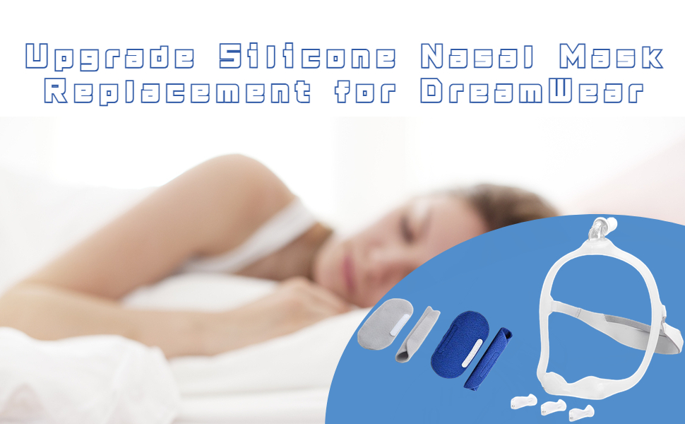 Gbbazu Nasal Frame Assembly for DreamWear, Upgrade Nasal Mask Frame with Headgear