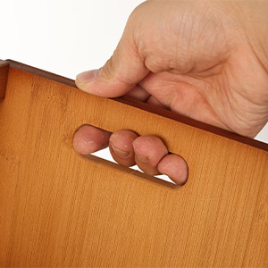 2 Set Bamboo CD Storage Box