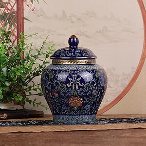 Enamel Ginger Jar