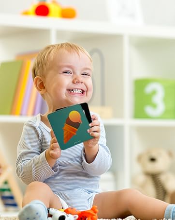 beiens Newborn Essentials Baby Sensory Toys Cards, Baby Black and White Brain Development Toys, Visual Stimulation Learning Activity Cards for 0-12 Months, 40 Pages 5.5'' x 5.5'' Baby Gifts 13 baby toy