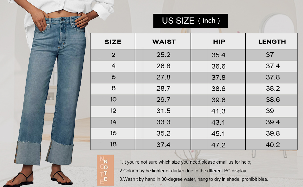 001 size chart