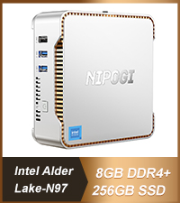 NIPOGI E2 ミニPC Intel Alder Lake-N97 Amazon.co.jp: NiPoGi ミニpc n97 mini pc 最大3.6GHz 4C/4T