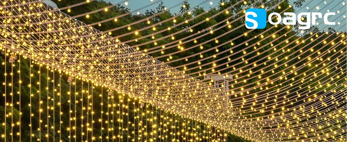 curtain string lights