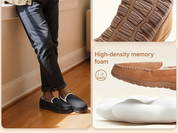 warm house slippers for mens