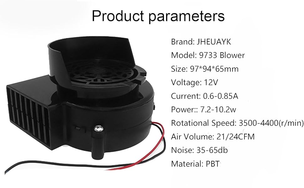 Inflatable Air Blower Replacement, 12V 1A Fan Blower Motor