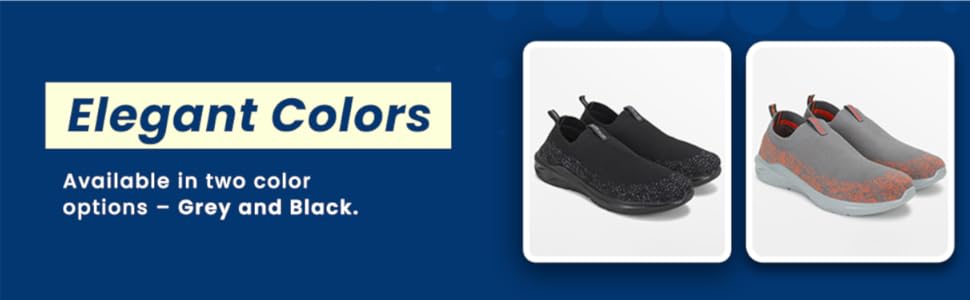 Mens Black Walking Shoes