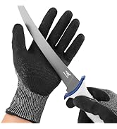 KastKing Kut Safe Fillet Gloves, Ultimate Cut Resistant Gloves for fishing and Outdoor Use, ANSI ...