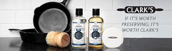 Clarks Cast Iron Care