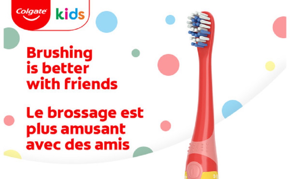 Colgate Kids Powered Vibrating Toothbrush, Pokemon, 1 Pack Amazon.ca