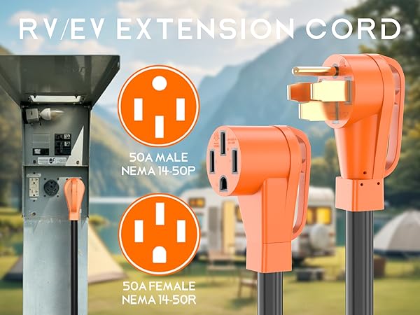 その他 T Amazon.com: AOLINK 50 Amp RV/EV Extension Cord 25 Feet