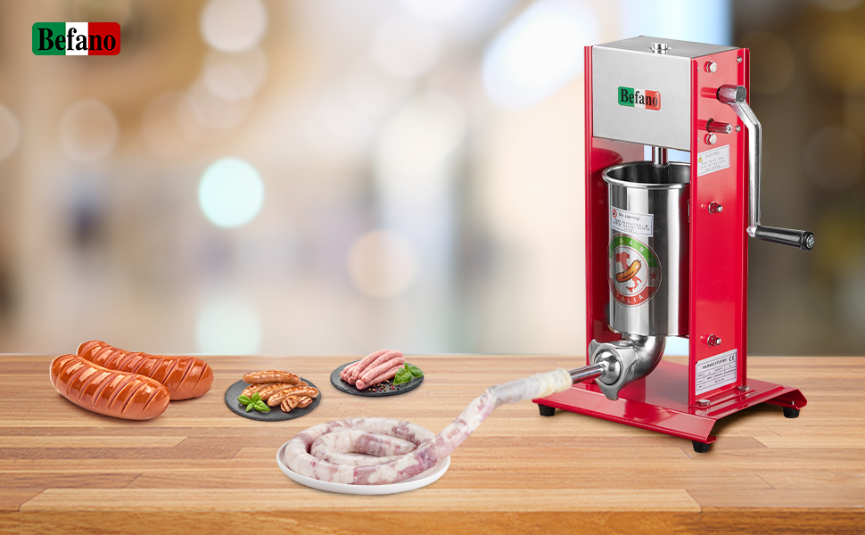 Wurstfüllmaschine aus Edelstahl