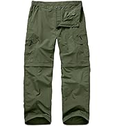 Text reads 'Image 3'. Military-style convertible cargo pants in olive green with multiple side pockets and zip-off leg feature.