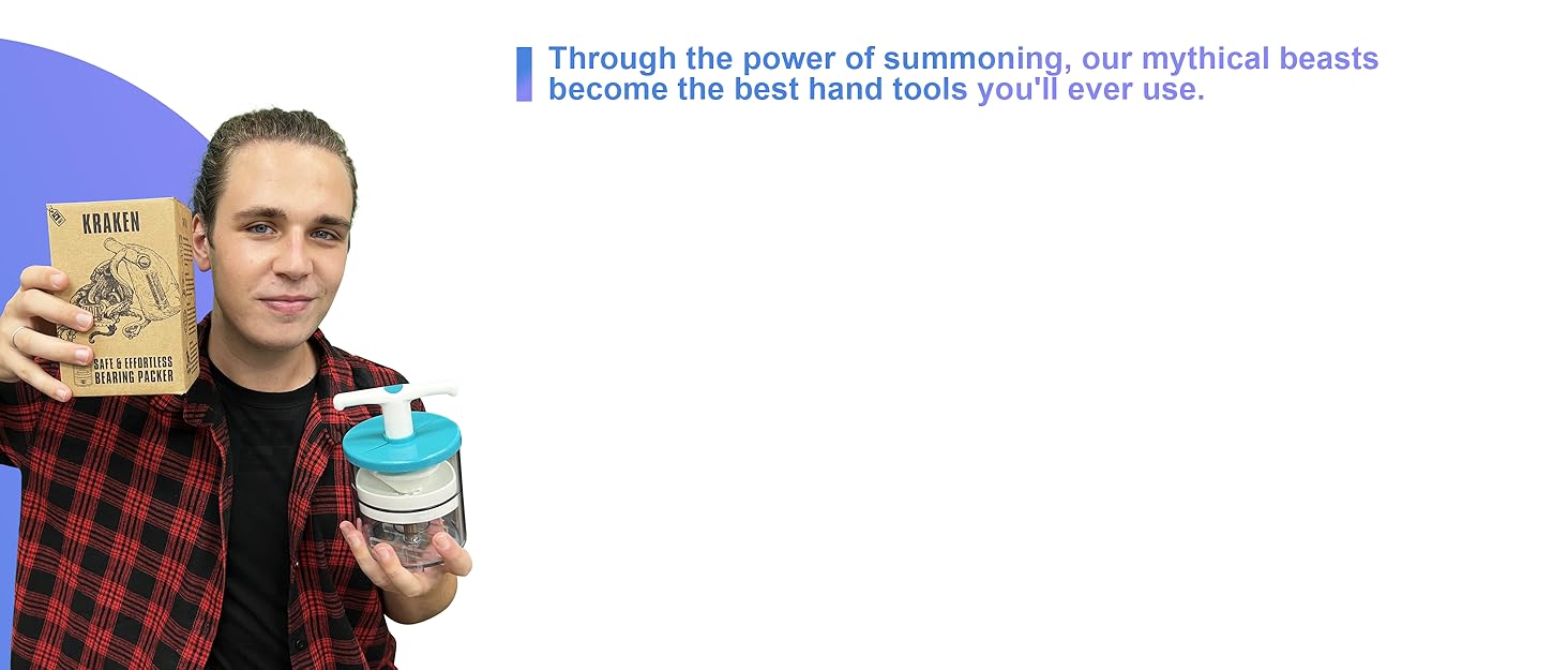 ZOOYL Rotation Handle Bearing Packer Tool, Inject Bearing