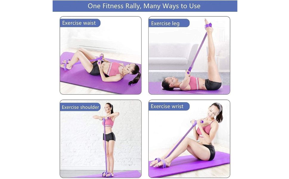 4-Tube Resistance Band Exercise Equipment