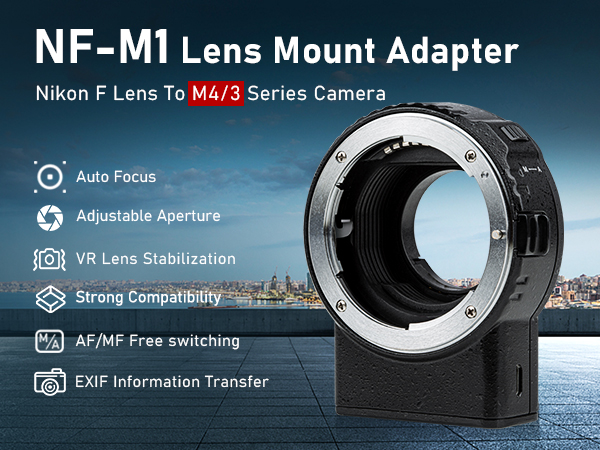 Amazon.com : VILTROX NF-M1 Lens Adapter, Auto Focus Lens