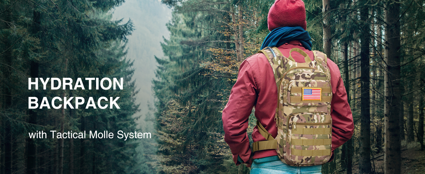 3L Bladder Hydration Backpack