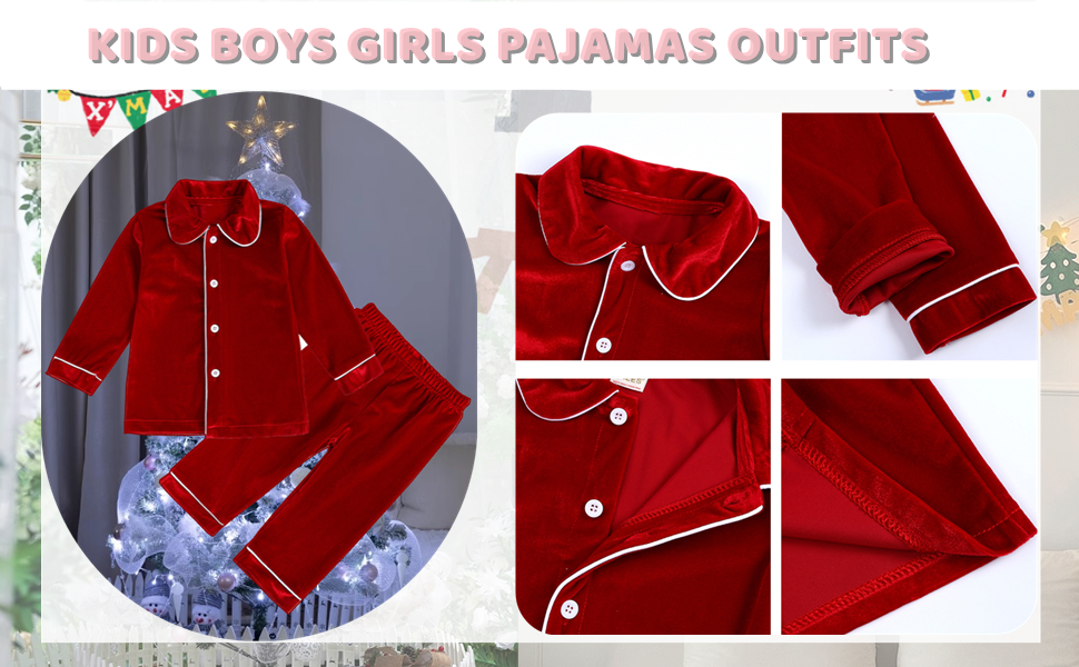 Kids Toddler Baby Girl Boy Pajamas Set