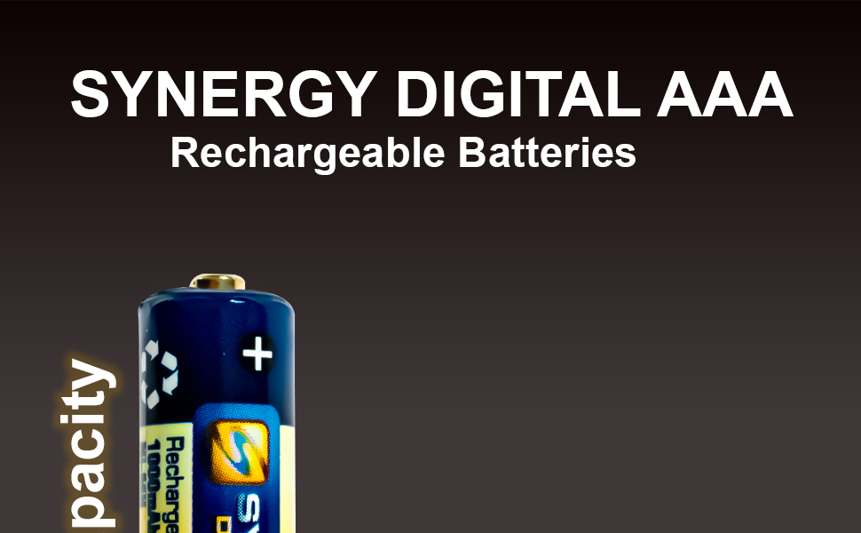 Synergy Digital AAA Batteries, 12Pack, Ultra High Capacity