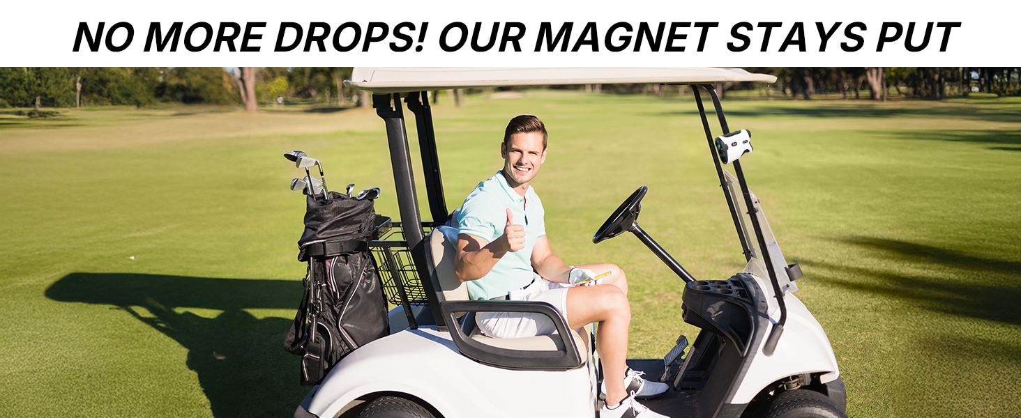 golf range finder strong magnetic