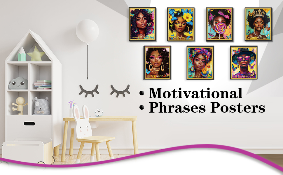 black girl art wall decor