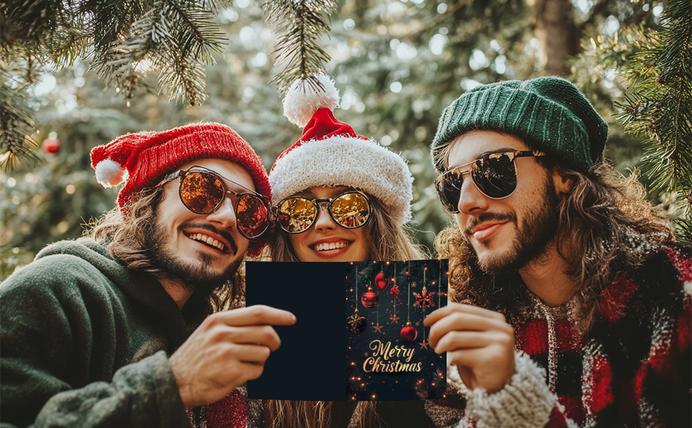 24Pack Christmas Greeting Cards with Envelopes & Stickers