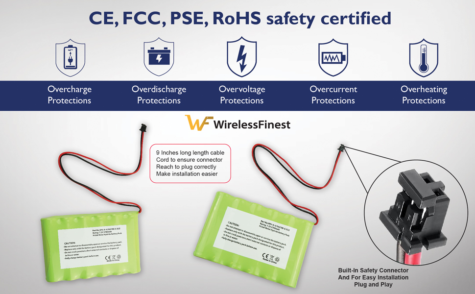 Replacement Battery+Tool for ADT DSC IMPASSA 9057 SCW9055