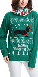 Weihnachts-Strickpullover für Damen