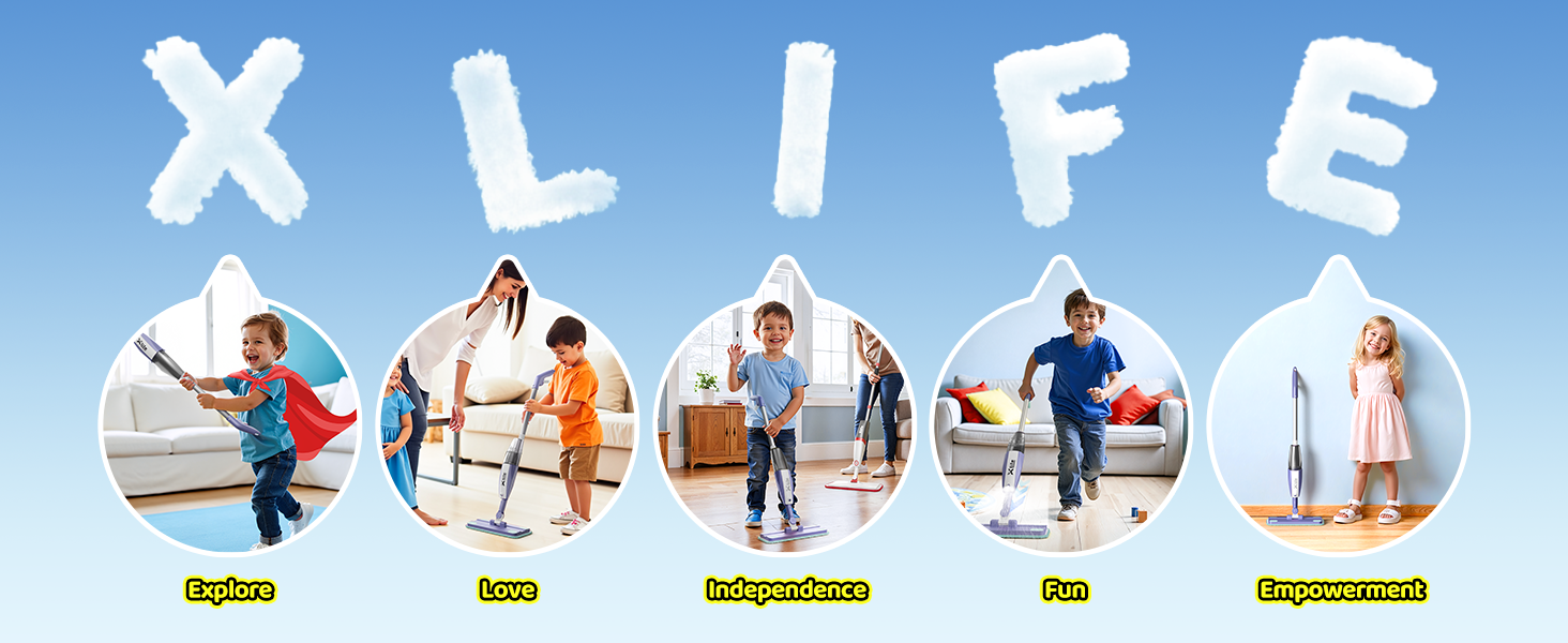 Xlife Toy Spray Mop for Kids-X - eXplore future