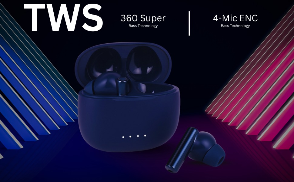 tws Bluetooth earbuds wireless headphones with mic Bluetooth 5.3 earphones true wireless