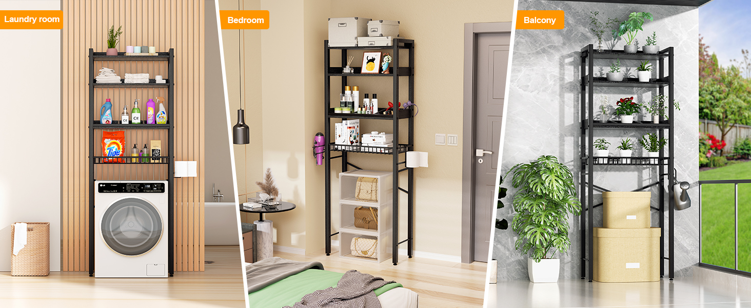 bathroom organizers and storage over toilet