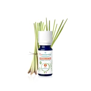 Olio Essenziale Di Citronella Di Java Puressentiel | 10 Ml | Da Agricoltura Biologica | Vegan E Cruelty Free