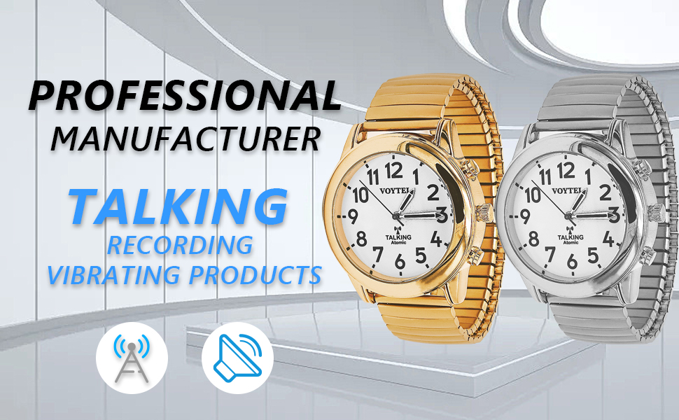 MAUJOY Ladies Atomic Talking Watch English Talking Watch English Voice