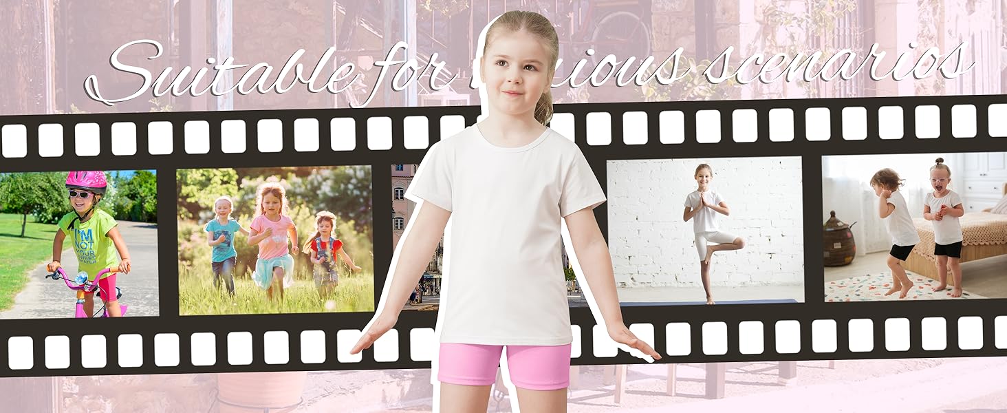 Girls Biker Shorts