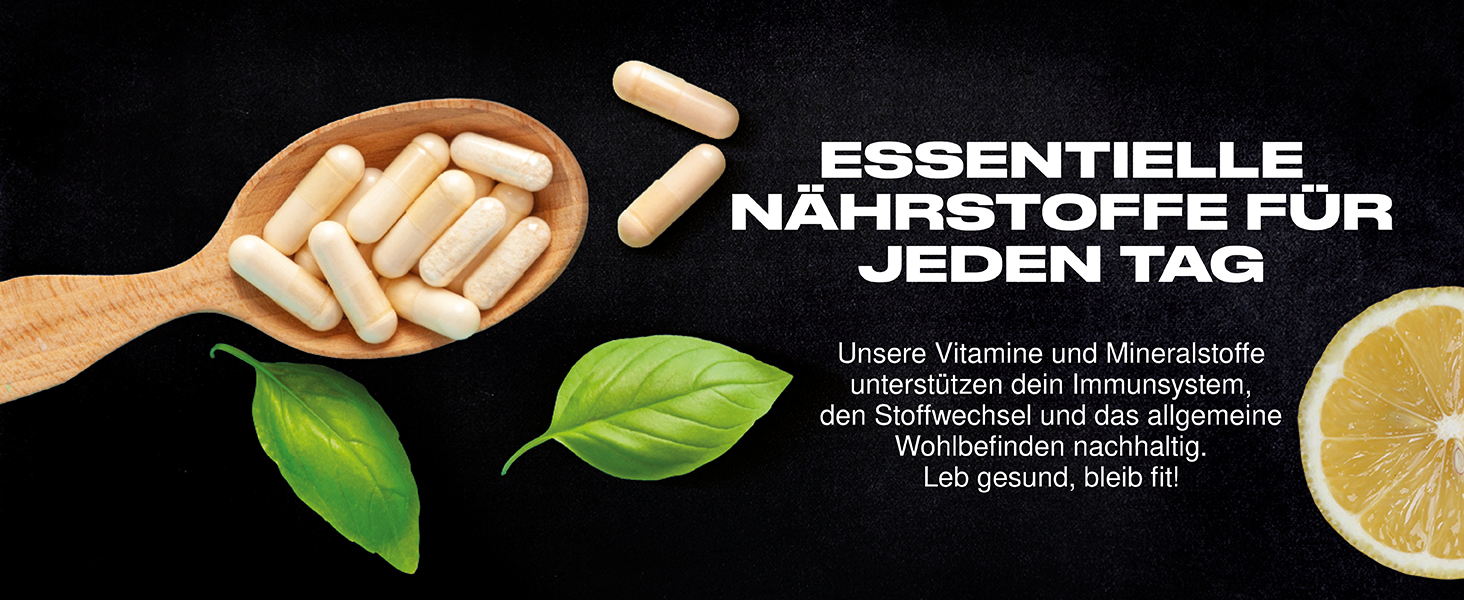 Mineralstoffe Vitalstoffe Vitamine Mineralien Stoffwechsel