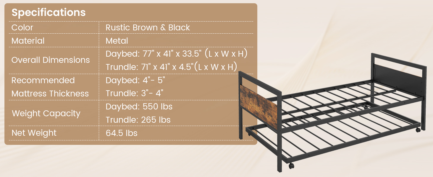 daybed with trundle