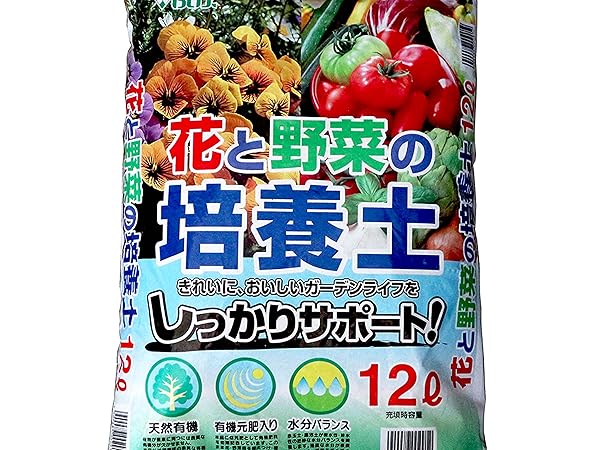 Amazon.co.jp: ITANSE 花と野菜の培養土 12L袋/1個 元肥