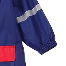 KidsRaincoats Girls Boys Puddle Suit Waterproof All In One Rainsuit Children Hooded Rain Coat