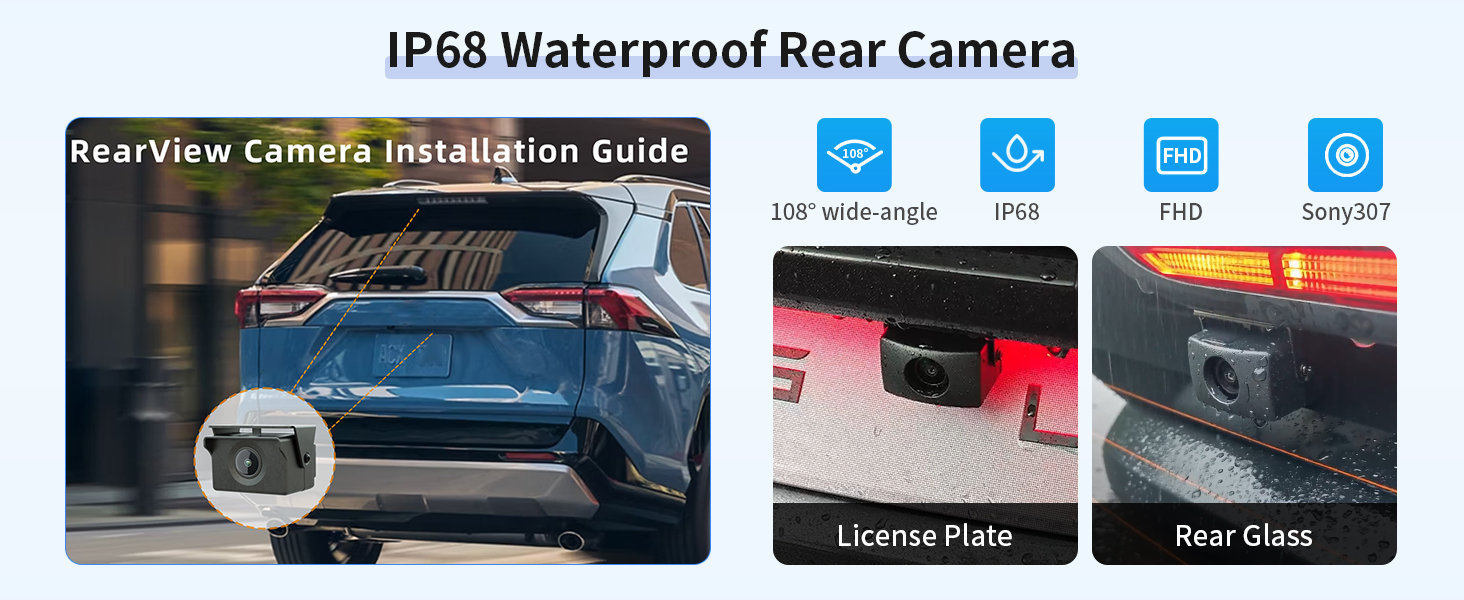 2k-Rear View Mirror Camera