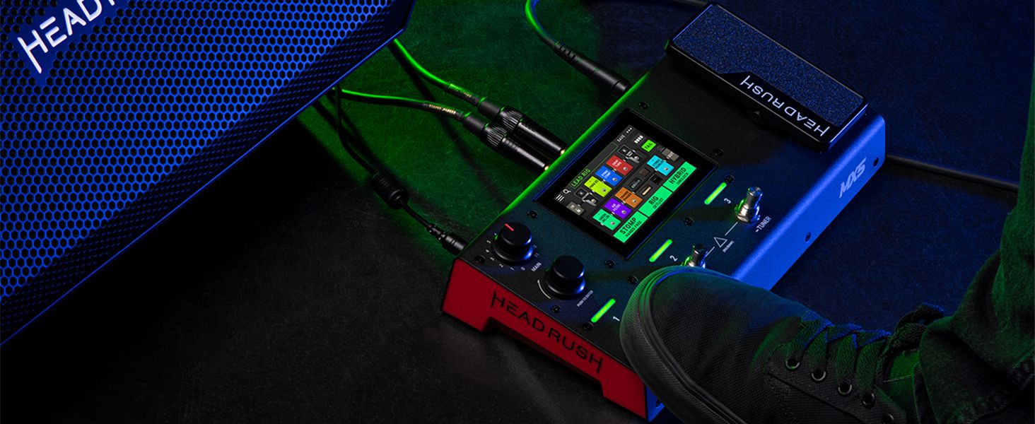 HeadRush MX5 Multi Effektgerät Gitarrenverstärker/Pedalboard & FX Modeling Prozessor mit Touch