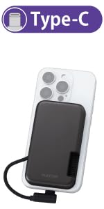 ELECOM - ELECOM　iPhone向けケーブル一体型/収納式 外付けSSD ESD-EPB0250GBK　250GB iPhone向けケーブル一体型/収納式 外付けSSD 250GB/マグネット付