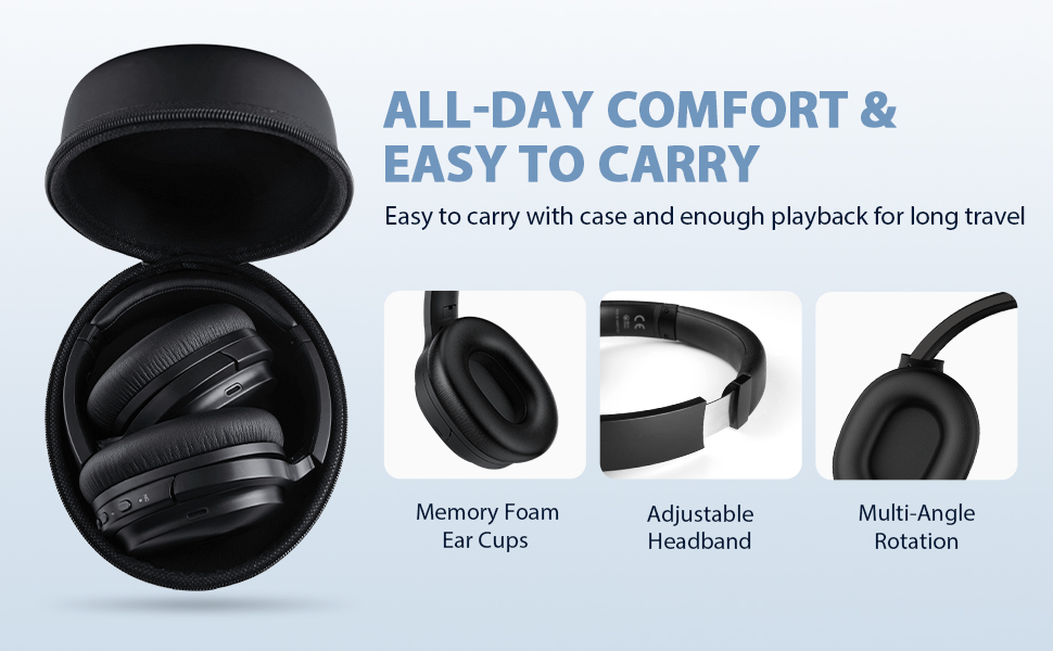 All-Day Comfort & Easy to Carry