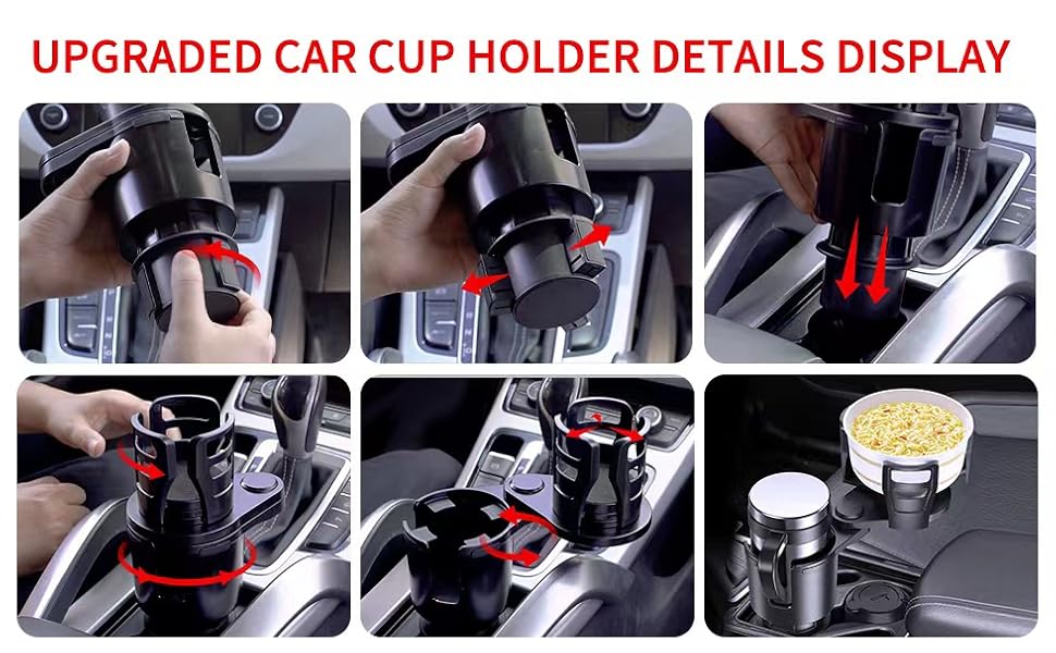 cup holder expander for car