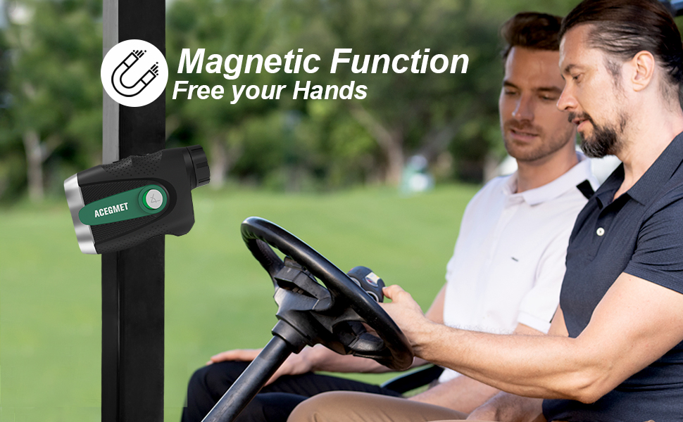 Golf Rangefinder, ACEGMET Golf Rangefinder with Slope ON/Off,