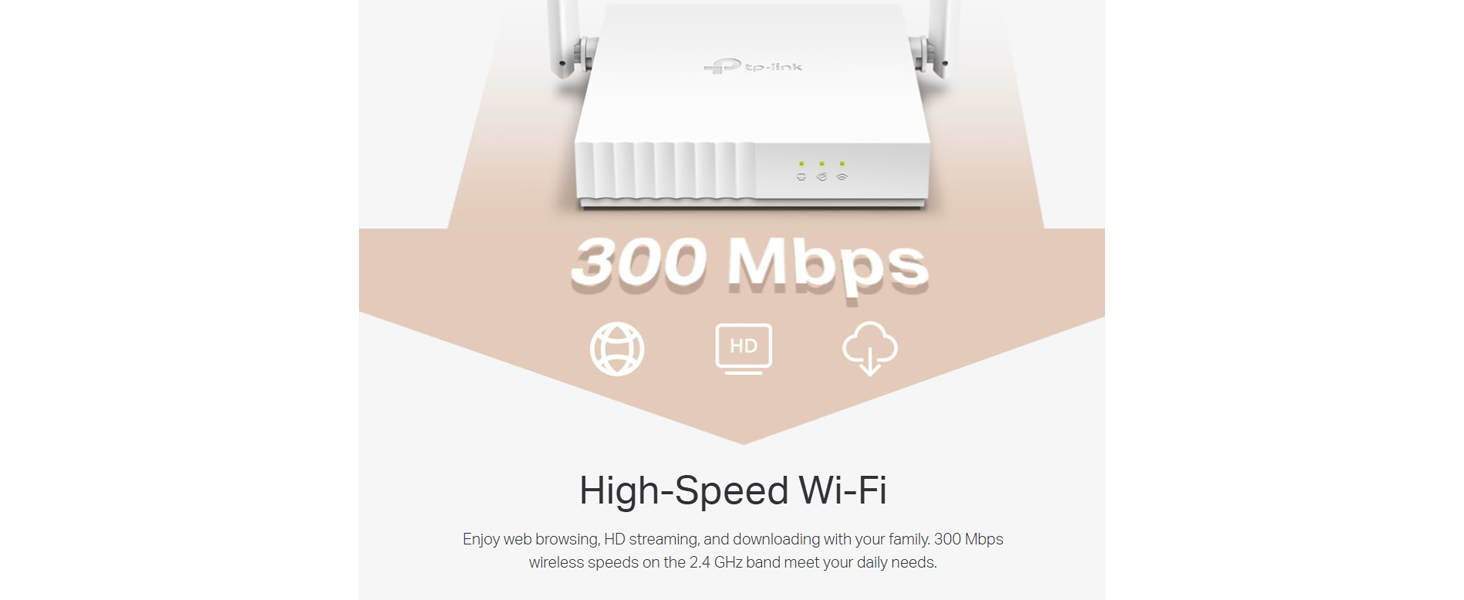 TL-WR820N 300 Mbps Multi-Mode Wi-Fi Router