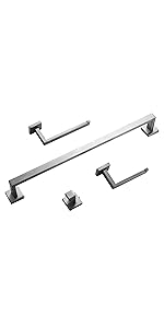 Solepearl Toallero 4 Piezas Set de Accesorios de baño ...