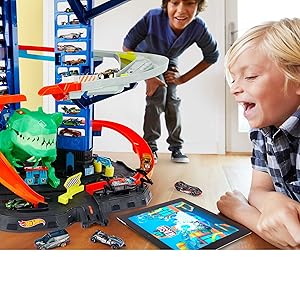Hot Wheels Hw Ultimate Garage City Robo Beasts Zestaw do
