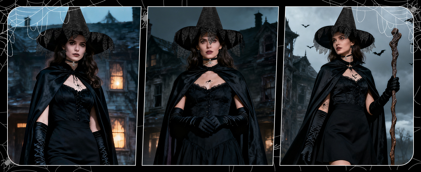 Series of silhouetted figures against dark background holding lanterns or lights in different poses.