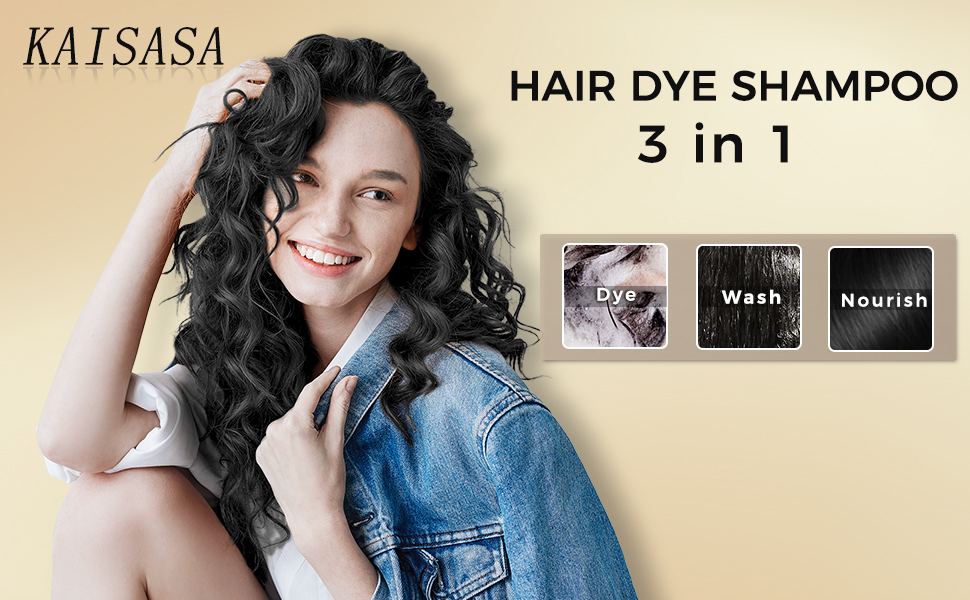 Black Hair Dye Shampoo